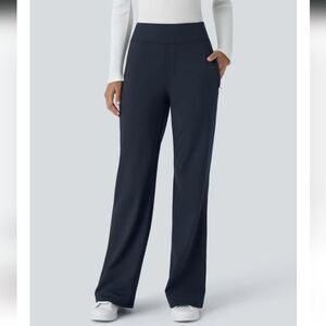 HALARA Navy Flare Pants